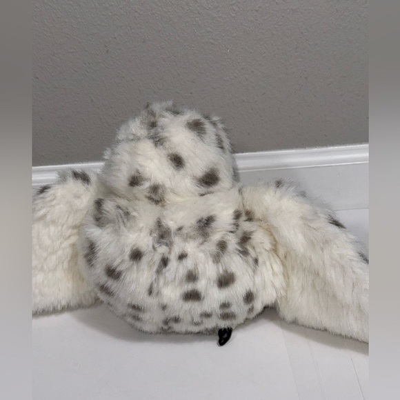 Folkmanis Snowy Owl Full Body Puppet Plush Head Turns 11" - Picture 7 of 7